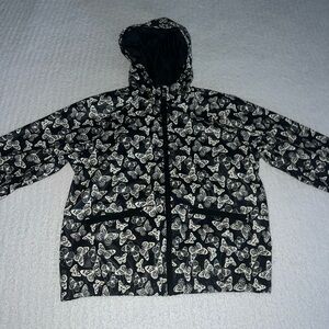 Kids Butterfly Print Raincoat
